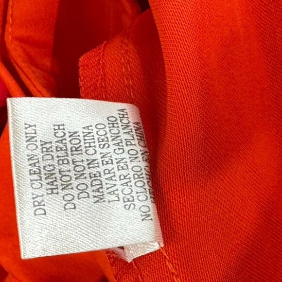 ROLYPOLY Women's High-Waisted Red Shorts Belted Stretch Cotton Blend Zips Size M - Picture 9 of 10